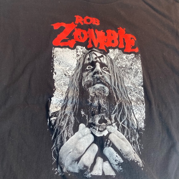 Rob Zombie Black Graphic T Shirt Player tees Large - Picture 2 of 5